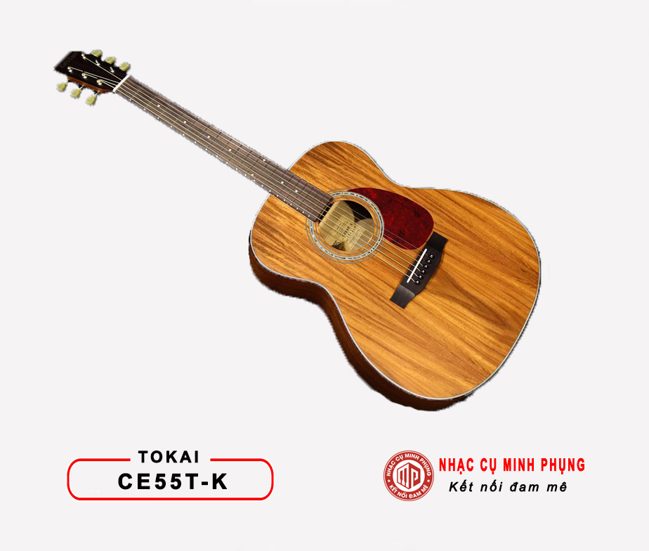 Đàn Guitar Acoustic Tokai CE55T-K