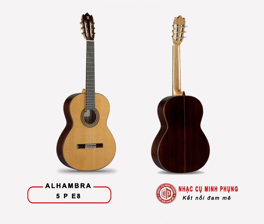 Đàn Guitar Classic Alhambra 5P E8