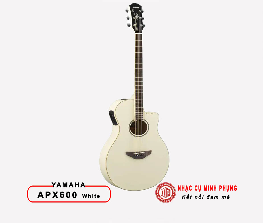 Đàn Guitar Acoustic Yamaha APX600  VINTAGE WHITE 