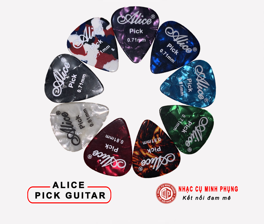 PHÍM GẢY GUITAR ALICE (PICK GUITAR)