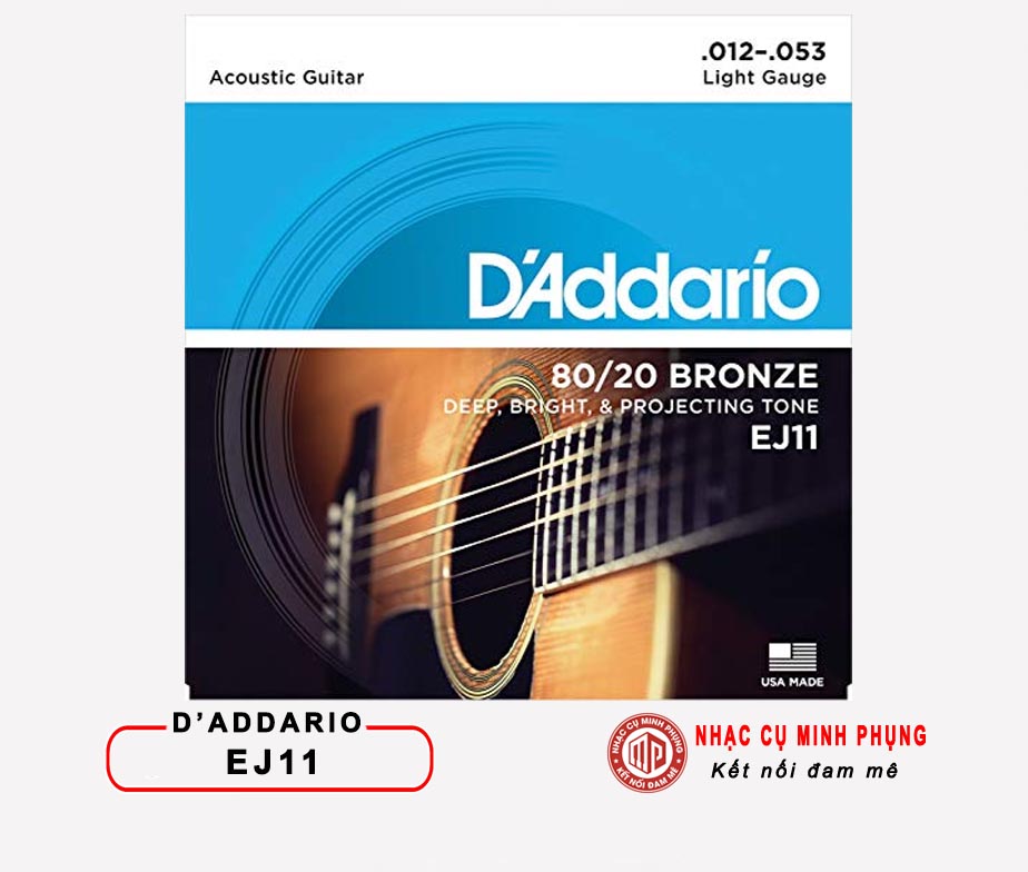 Dây Guitar Acoustic D'ADDARIO EJ11