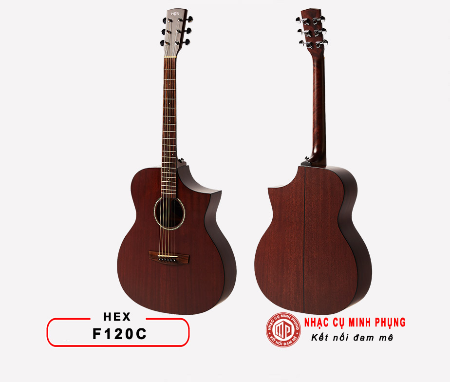 Đàn Guitar Acoustic HEX F120CE