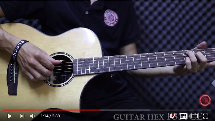 REVIEW ĐÀN GUITAR HEX F350CE