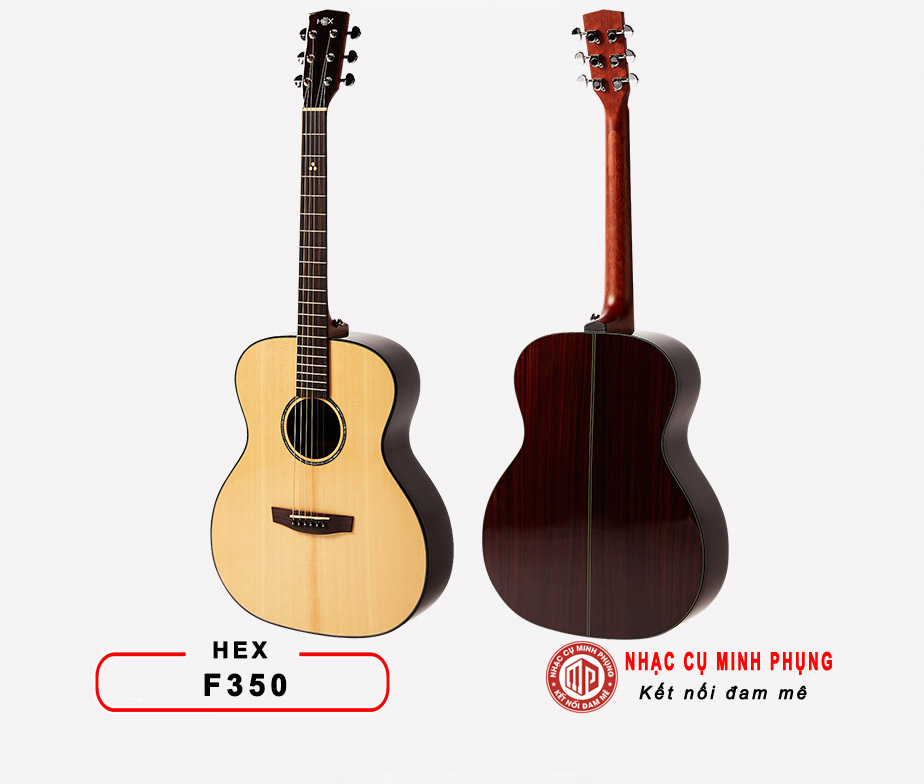 Đàn Guitar Acoustic HEX F350G