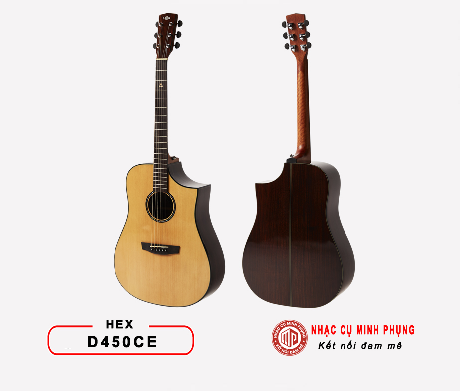 Đàn guitar acoustic Hex D450CE