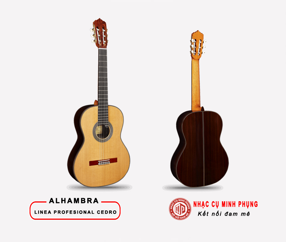 Đàn Guitar Classic Alhambra Linea Professional Cedro