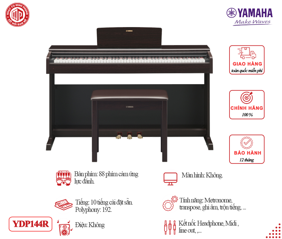 Đàn Piano điện Yamaha YDP144